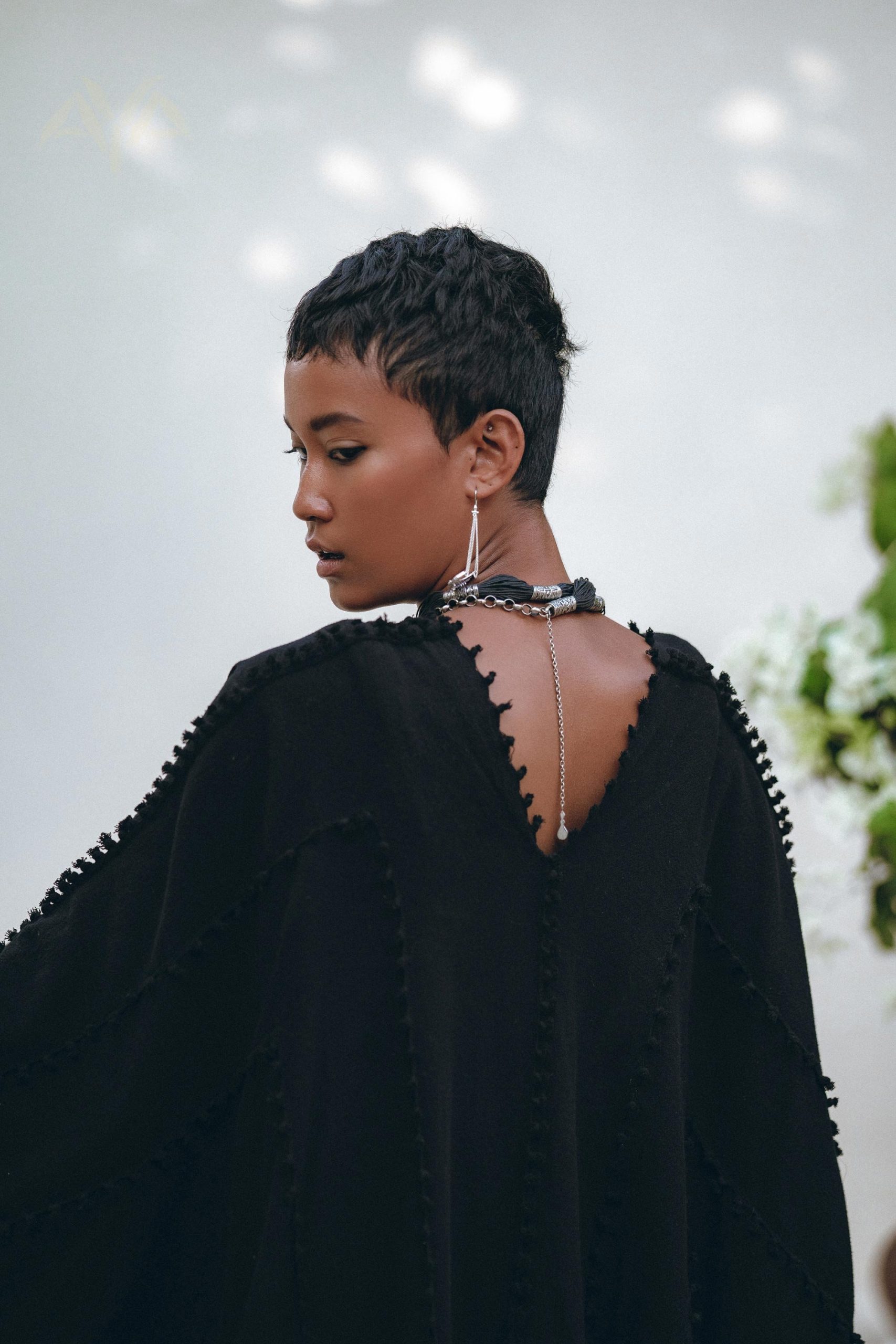 Black Poncho Robe Boho Cape For Women Prom